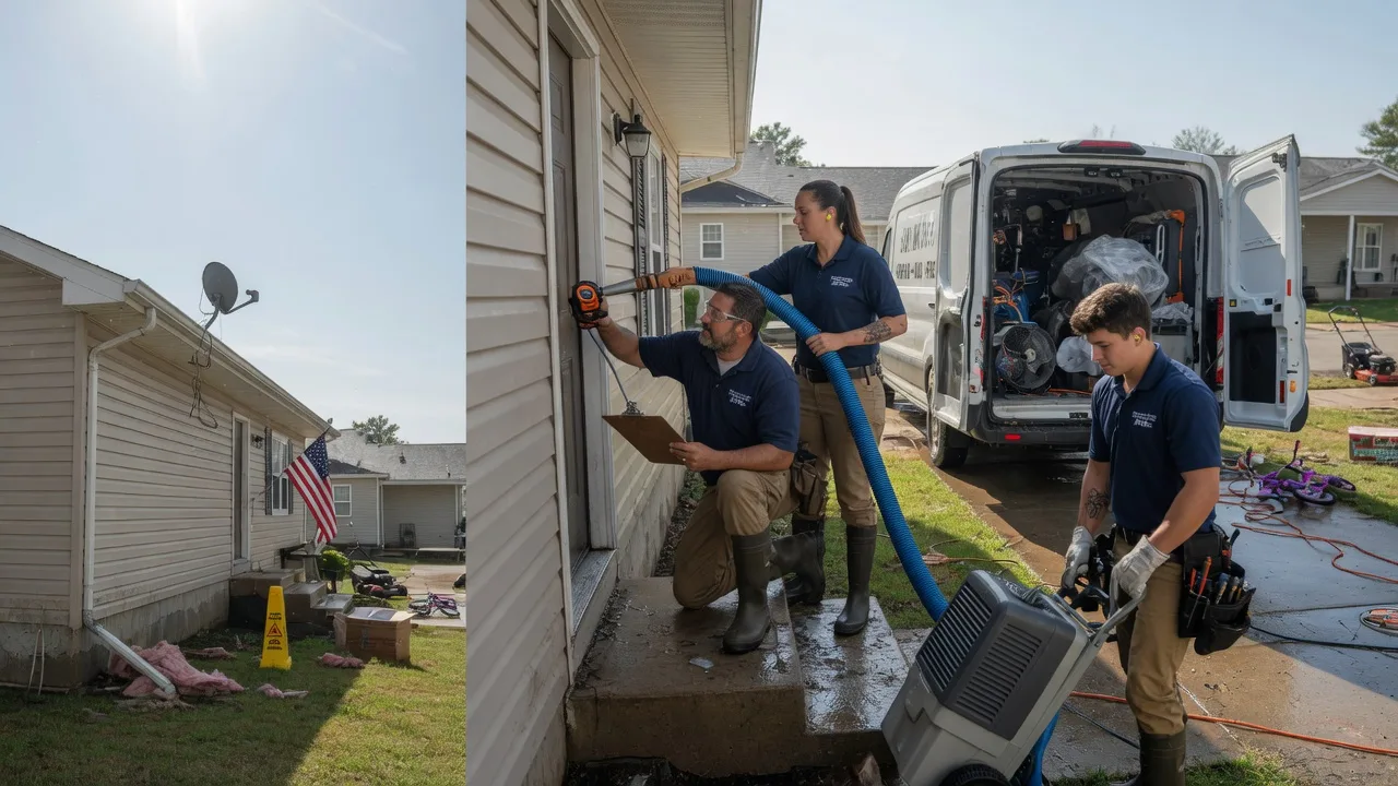 Ceiling Water Damage Restoration in Euclid, MN near me